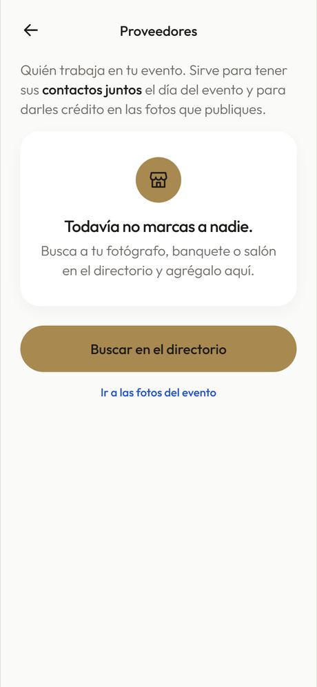 Entra a Proveedores de tu evento